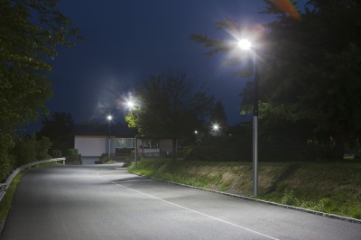 Solar public night lighting