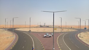 Eclairage solaire autonome autoroute Dubaï