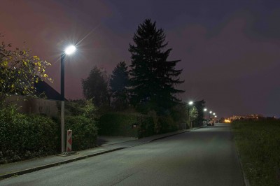 Solar stand alone street lighting