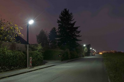 Solar stand alone street lighting