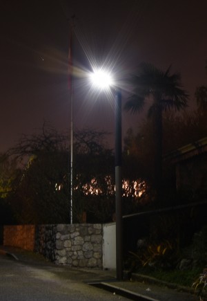 solar public street night light photovoltaic vernier