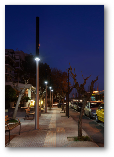 Solar stand alone street lighting