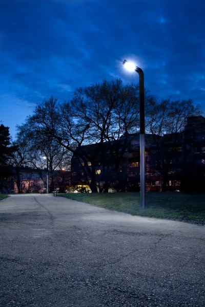 Solar public night lighting