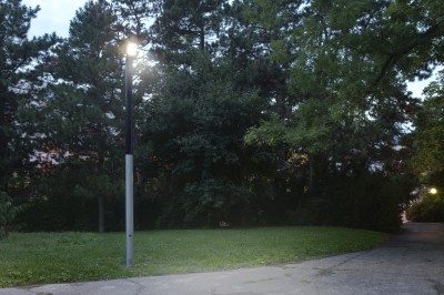 Solar public night lighting