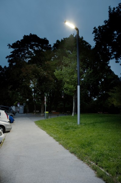 Solar public night lighting